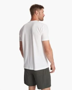 Landscapes Tee | White -Cheap Drape Joy Store V9009WHT FA23 M ECOMM printables BACK TOPS 4