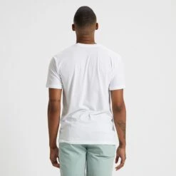 V1 Logo Tee | White -Cheap Drape Joy Store V925WHT 2