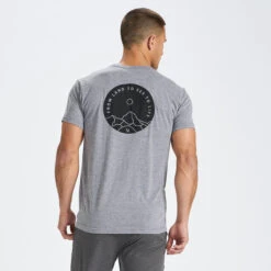 Land To Sea Tee | Heather Grey -Cheap Drape Joy Store V952HTG 2