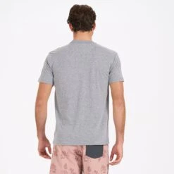 Wave Block Tee | Heather Grey -Cheap Drape Joy Store V959HTG 2