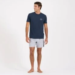 Ridge Reflection Tee | Indigo Heather -Cheap Drape Joy Store V965NVY 3